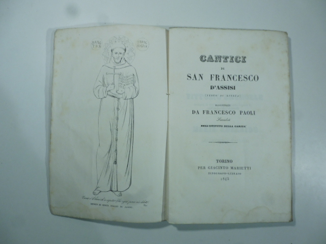 Cantici di San Francesco d'Assisi (testo di lingua) illustrati da Francesco Paoli